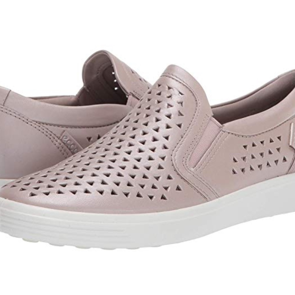ECCO Soft 7 Laser Cut Slip On Sneakers